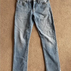 Anthropologie Light Blue Women's Boyfriend Slim Straight Jeans